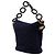 Bolsa Bucket Chanel Blue Paris Hamburg em lã acolchoada com charms Azul Azul marinho - vista 2