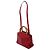 Bamboo Borsa Gucci Nymphaea Small in pelle di vitello rossa con bambù Rosso - vista 2
