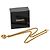 Collana con pendente Chanel Gold CC placcata in oro D'oro - vista 6