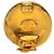 Orecchini a clip rotondi Arabesque Chanel Gold CC placcati in oro D'oro - vista 3