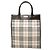Sac cabas Burberry Beige House Check Canvas