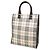 Sac cabas Burberry Beige House Check Canvas - vue 2