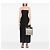 Sac cabas Burberry Beige House Check Canvas - vue 6