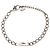 Dior Armband mit Gliederkette aus silberfarbenem Messing und Logo