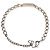 Dior Armband mit Gliederkette aus silberfarbenem Messing und Logo - Ansicht 4