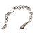 Dior Armband mit Gliederkette aus silberfarbenem Messing und Logo - Ansicht 5