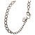 Dior Armband mit Gliederkette aus silberfarbenem Messing und Logo - Ansicht 6