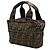 Bolso Fendi Mini Zucca Canvas Marrón Castaño - vista 2
