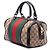 Borsa Boston Gucci Joy Small in tela GG beige e Web - vista 2