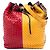 Borsa a secchiello con coulisse Bottega Veneta Multi Tricolor Nappa Intrecciato