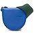 LOEWE Mini Borsa Heel Pouch in pelle di vitello morbida blu