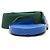 LOEWE Mini Borsa Heel Pouch in pelle di vitello morbida blu - vista 3