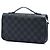 Portefeuille Louis Vuitton Black Damier Graphite Zippy XL Noir - vue 2