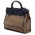 Hermès Brown Toile Herbag Zip 31 Castaño Gris pardo - vista 2