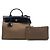 Hermès Brown Toile Herbag Zip 31 Castaño Gris pardo - vista 8
