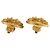 Orecchini a clip rotondi placcati oro Chanel Gold CC D'oro - vista 6