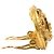 Orecchini a clip rotondi placcati oro Chanel Gold CC D'oro - vista 7