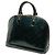Louis Vuitton Blue Monogram Vernis Alma PM Bleu Bleu foncé - vue 2