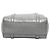 Balenciaga Tote Everyday XXS in pelle embossed croc grigio - vista 3