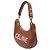 Céline Celine Ava Schultertasche aus braunem Leder Medium mit Logo - Ansicht 2
