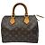 Bolsa de mão Louis Vuitton Speedy 25 Monogram Marrom Monograma
