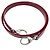 Borsa a tracolla Christian Dior Lady Medium Cannage in vernice smaltata rossa - vista 12