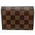 Louis Vuitton Damier Portefeuille Victorine Wallet Marron Rouge Damier ebène - vue 2