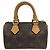 Bolsa de Ombro Louis Vuitton Monogram Nano Speedy Marrom Monograma