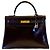 Hermès Hermes Kelly 32 Brown Box (Chocolat) Calf Gold Hardware (GHW) Marrone