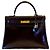 Hermès Hermes Kelly 32 Brown Box (Chocolat) Calf Gold Hardware (GHW) Marrone - vista 2