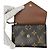 Louis Vuitton Monogram Portefeuille Victorine Wallet Castaño - vista 4