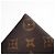 Louis Vuitton Monogram Macassar Pochette Voyage Clutch Bag Marron Bleu Beige - vue 10