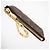 Louis Vuitton Monogram Pochette Clé Coin Case Castaño Beige - vista 4
