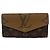 Louis Vuitton Reverse Portefeuille Sarah Long Wallet Marron Beige