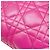 Borsa Christian Dior Lady Large Cannage in pelle d'agnello rosa - vista 8
