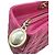 Borsa Christian Dior Lady Large Cannage in pelle d'agnello rosa - vista 9