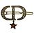 Fermi Christian Dior CD Logo con strass e stella D'oro