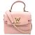 Sac à épaule Louis Vuitton Lockme Ever MINI Beige
