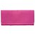 Portafoglio lungo Prada in nylon con logo, rosa