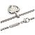 Colar Chopard Happy Diamonds em ouro branco 18K - vista 2
