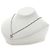 Colar Chopard Happy Diamonds em ouro branco 18K - vista 6