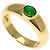 Chaumet Anneau Emerald Cabochon Ring