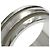 Autre Marque Anello a Fascia Tiffany in Argento Scanalato - vista 6