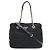 Prada Tessuto Schultertasche mit Kette und Dreieck Schwarz