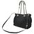 Prada Tessuto Schultertasche mit Kette und Dreieck Schwarz - Ansicht 3