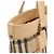 Borsa Tote Burberry Nova Check Nero Beige Bordò Pesca - vista 7