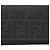 Zucca Fendi Bi-Fold Wallet in Black Canvas