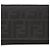 Zucca Fendi Bi-Fold Wallet in Black Canvas - view 2