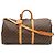 Sac Boston Louis Vuitton Monogram Keepall Bandoulière 55 Marron - vue 2