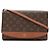 Louis Vuitton Monogram Bordeaux Schultertasche Clutch Braun